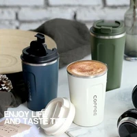 380510ml stainless steel coffee thermos mug portable car vacuum flasks travel mug insulated thermal water bottle with lid