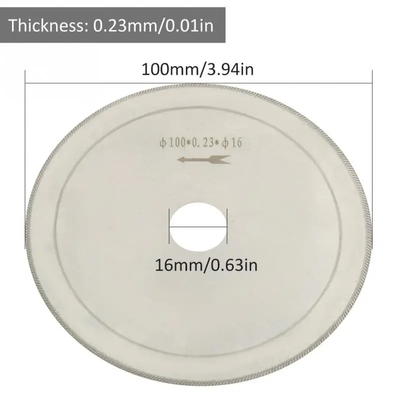 Ультра тонкий алмазный Lapidary драгоценные камни ювелирные режущие лезвия 10 шт |