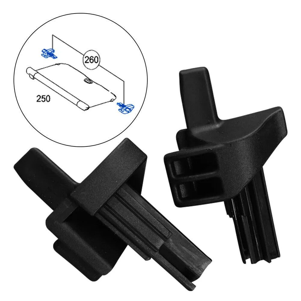 

100% Brand New Clip 2PCS A16969302849051 Black For Mercedes-Benz Plastic