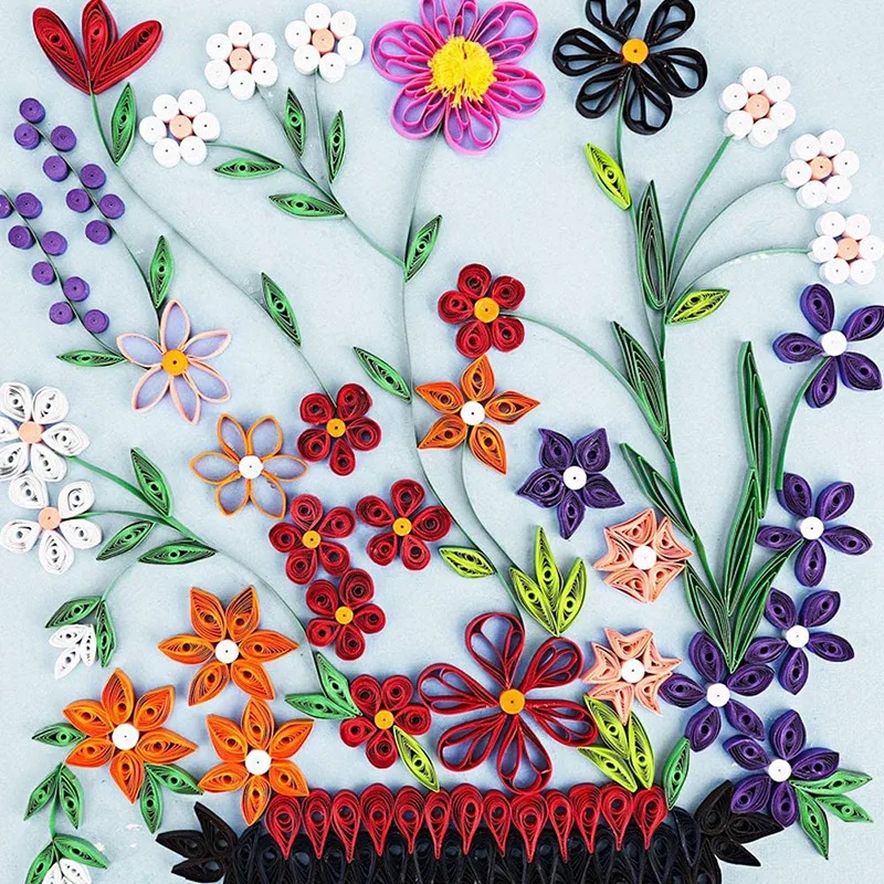 

5mm Paper Quilling Kit, Quilling Accessories, Multicolored, Making Your Paper Quilling Artworks