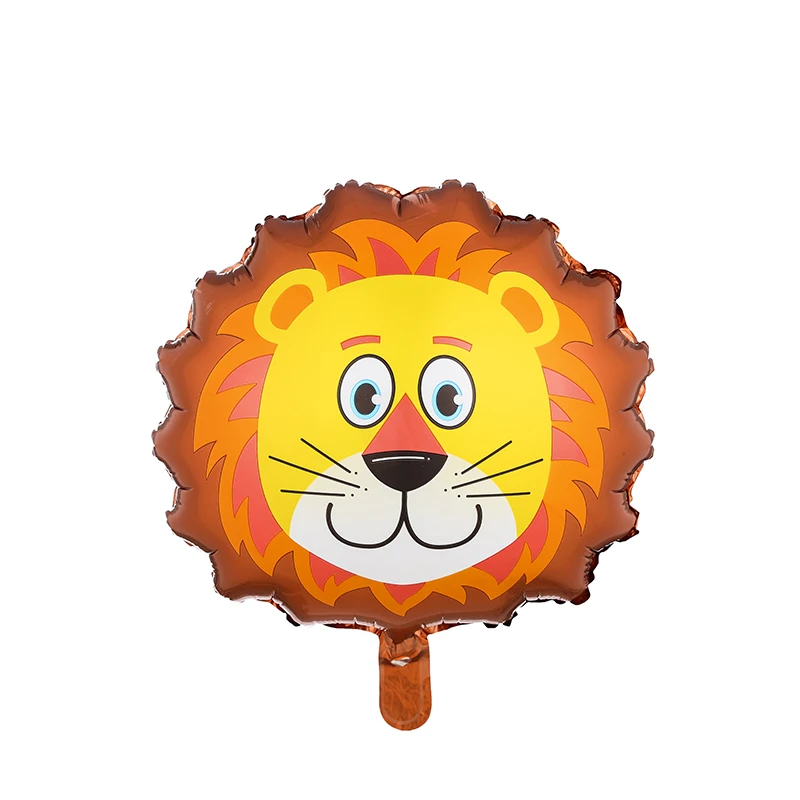 

18pcs Jungle Animal Balloons Set Chrome Metallic Latex Balloon 30inch Gold Number Globos Kids Birthday Party Baby Shower Decor