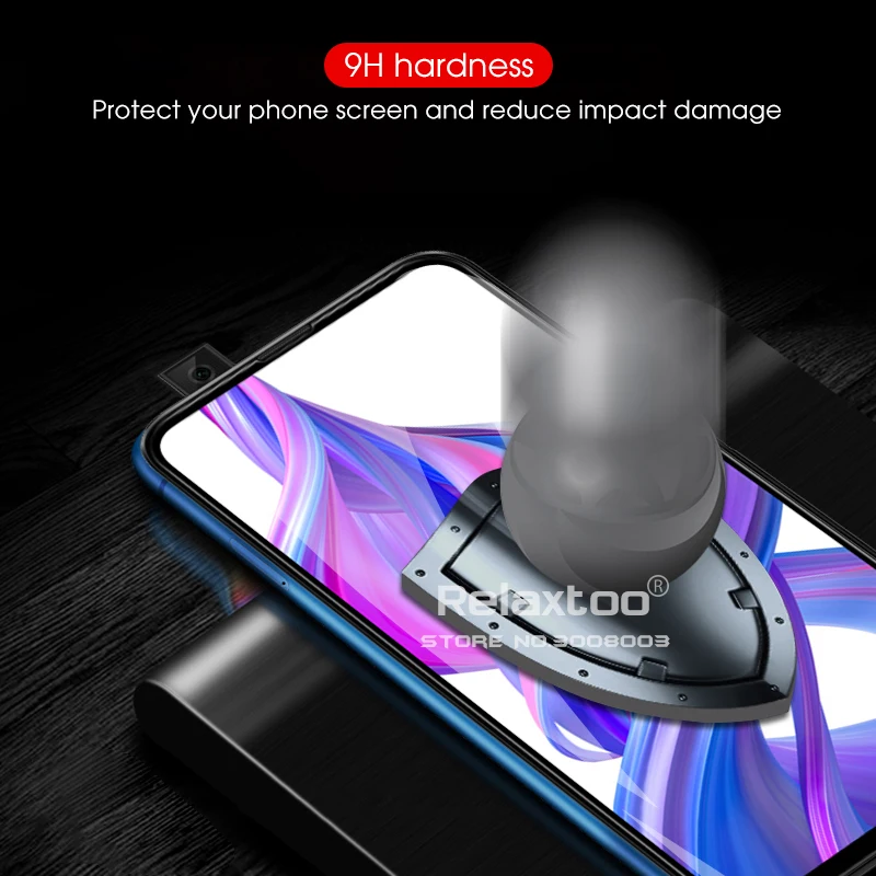 9D полный клей Honor9X Glas защита экрана закаленное стекло для Huawei Honor 9X / Pro защитное