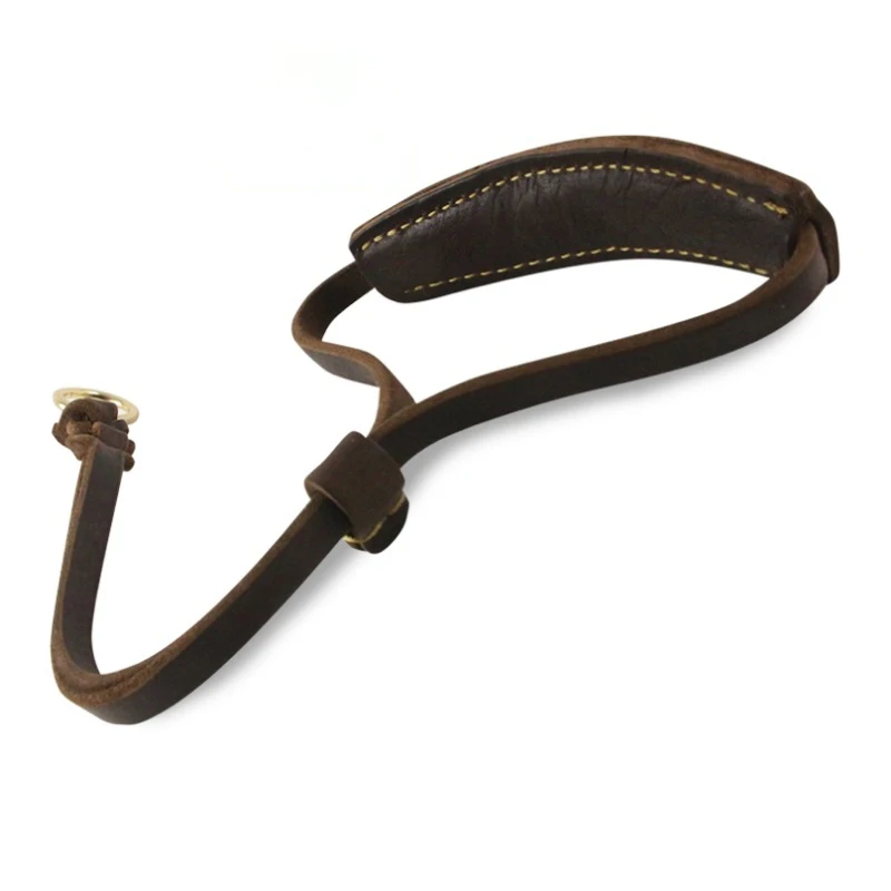 Собачий ошейник большого размера из натуральной кожи ошейники для домашних