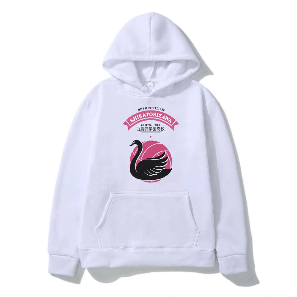 

Miyagi Prefcture Shiratorizawa Volleyball Club Print hoodie Men Women College Comfortable Sweatshirt fall Fashion pocket hoodies
