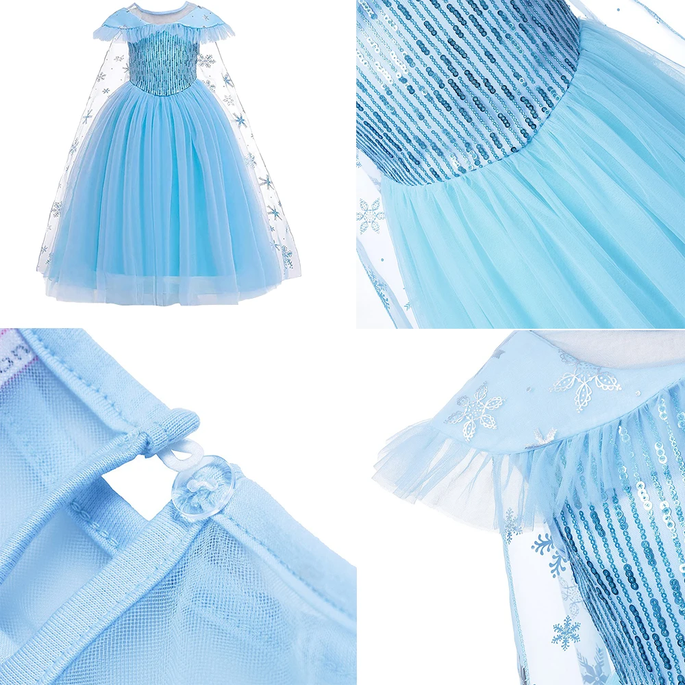 Детская одежда для вечеринки в честь Дня Рождения летние модные платья Анны