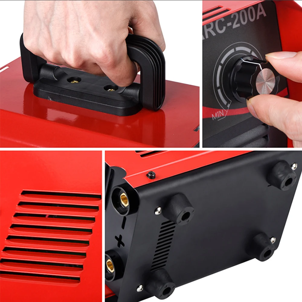 JCD DC инвертор дуговой/MIG сварочный аппарат 220 В IGBT MMA 160/200 а для дома начинающих