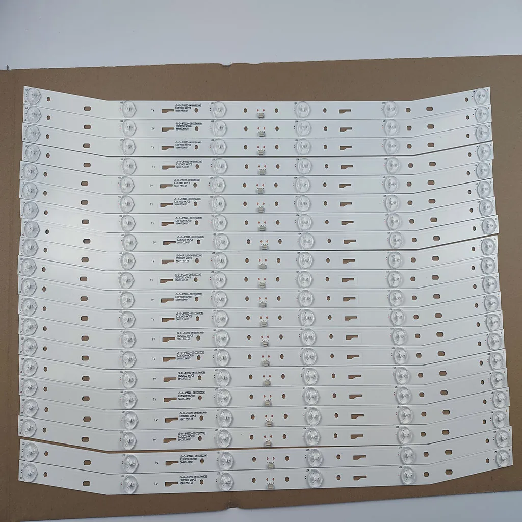 

10Set = 20 piezas nuevo para NUOVA tira de LED para iluminacin trasera JS-D-JP3220-061EC XS-D-JP3220-061EC E32F2000 MCPCB