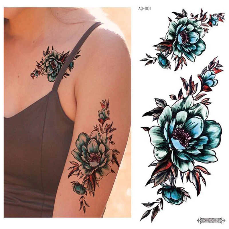 Временные татуировки боди арт сексуальная Водонепроницаемая поддельная