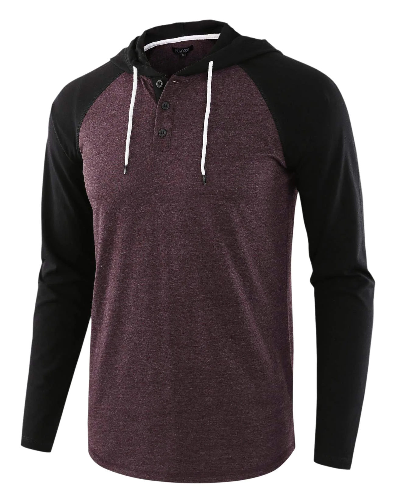 

2020 Long Sleeve T Shirt Men Patchwork with Cap Tshirts Plus Size Thin Hoodies Mens Spring Full Sleeve Tops Tee Tops Homme