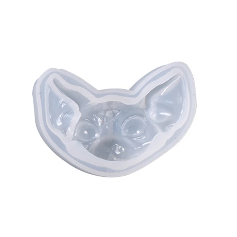 

Crystal Epoxy Resin Mold Animal Head Decorations Silicone Mould DIY Crafts Tool R2LE