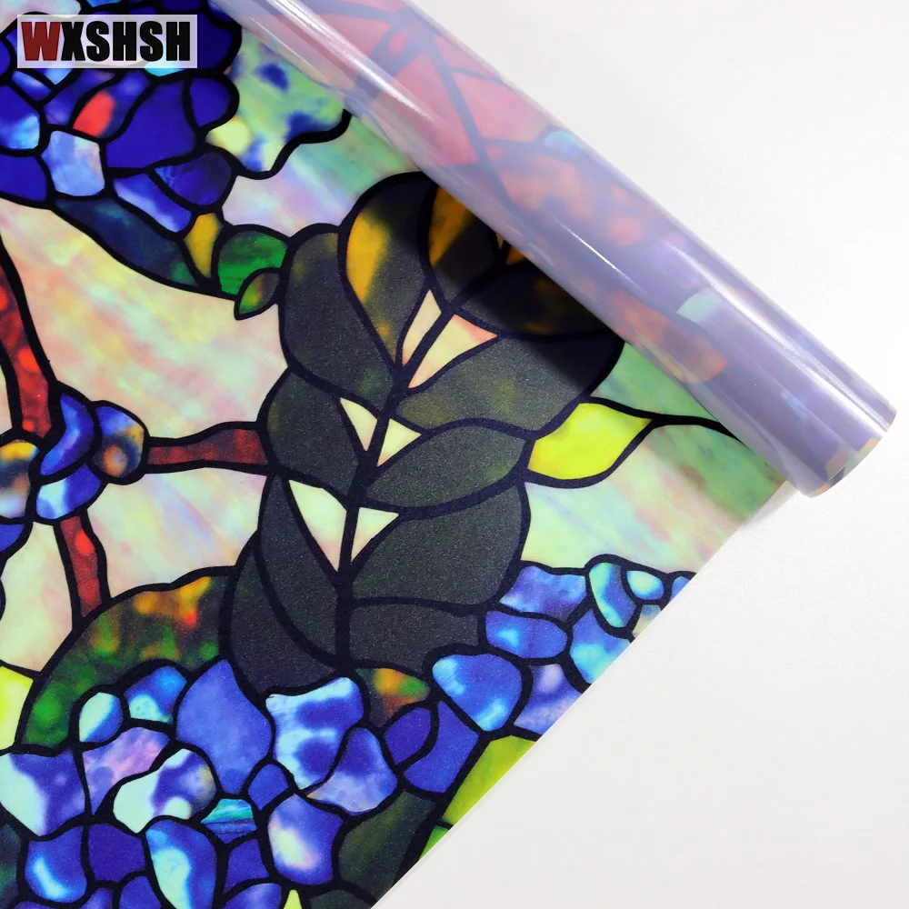 Наклейка для Витражного Стекла Антистатическая теплоизоляция защита от