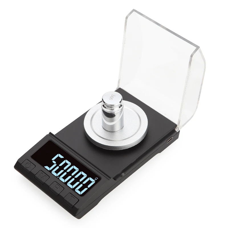 0.001g Precision Electronic Scales 100g/50g/20g Digital Weighing Gem Jewelry Diamond Scale Portable Lab Weight Milligram Scale images - 6