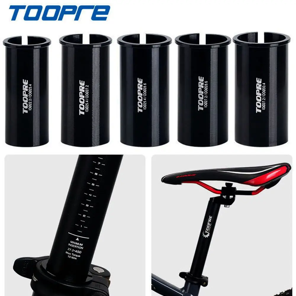 

Black Reducing Road Bike Accessories Aluminum Alloy Conversion Adapter Seat Post Tube Bicycle Seatpost Sleeve Convert