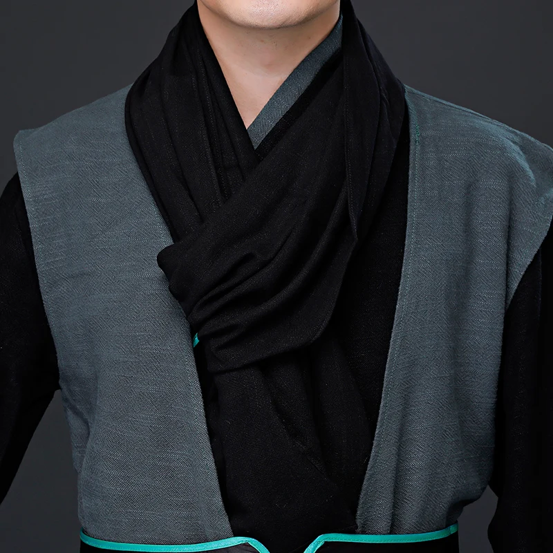 

cosplay hanfu men chinese dress ancient Qin Dynasty swordsman businessman linen TV drama costumes Studio photography clothing