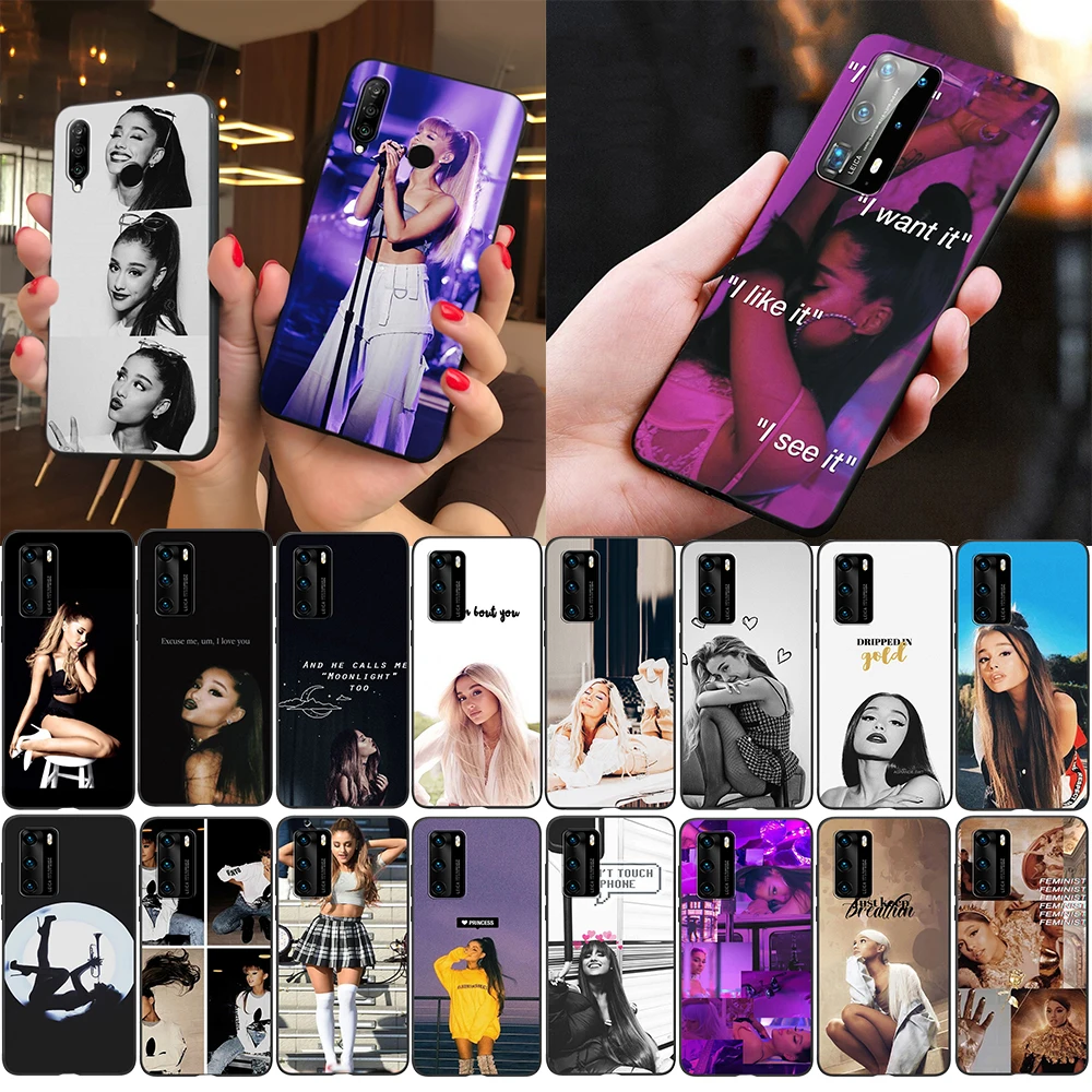 Мягкий силиконовый чехол Z24 Ariana Grande для Huawei Mate 10 20 30 Lite Pro Nova 3 3i 4E из ТПУ|Бамперы| |