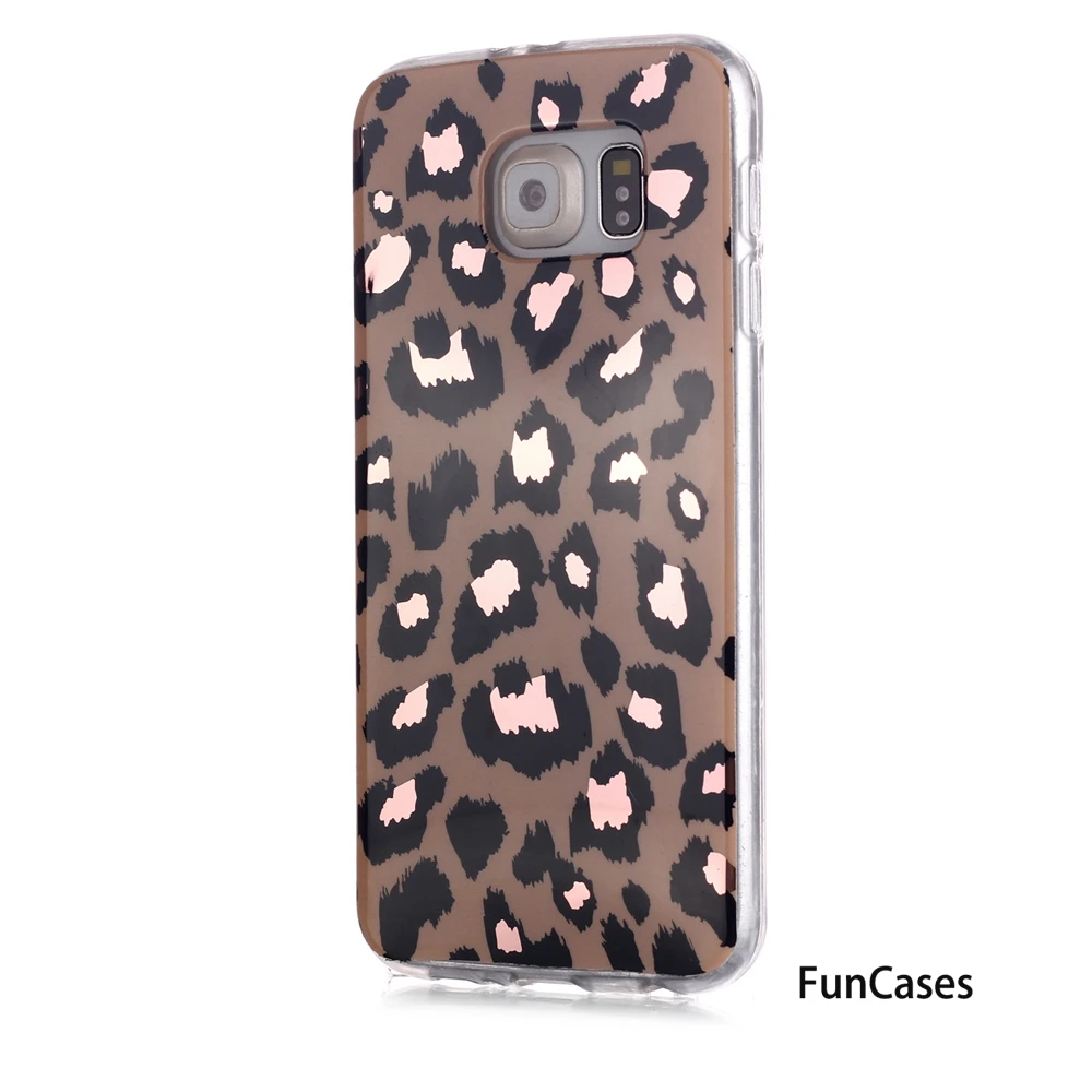 Чехлы для Samsung S6 Edge мягкие силиконовые чехлы цвета розового золота Galaxy ajax Etui samsug |