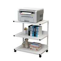 3 layer wood printer rackoffice furniture finance room multi layer file storage rack for book documents printer