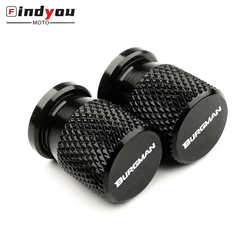 For BURGMAN 650 400 125 200 250 AN650 AN400 AN125 AN200 CNC Accessorie Wheel Tire Valve Air port Stem Caps Airtight Covers | Автомобили и