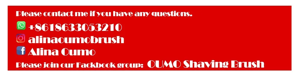 OUMO кисть-чистый Барсучий волос узел белая пластиковая ручка Мужская щетка для бритья