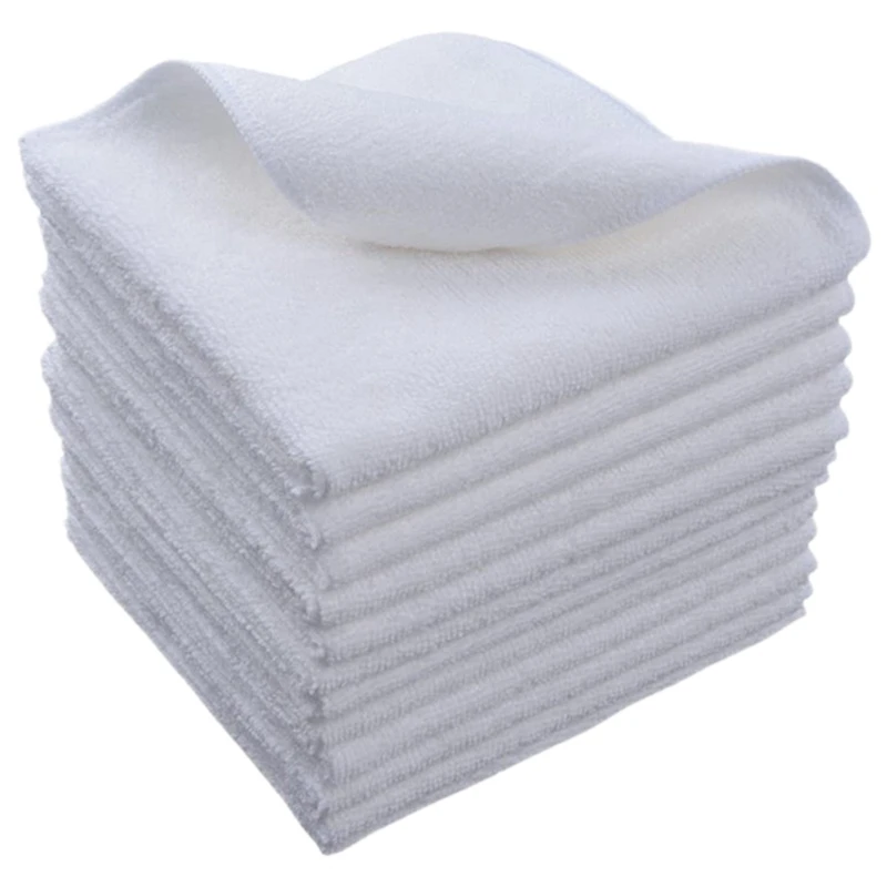 

10PCS Strong Absorbent Wipes Without Lint, Housework Cleaning Square Towel, Hotel Cleaning Coffee Square Towel