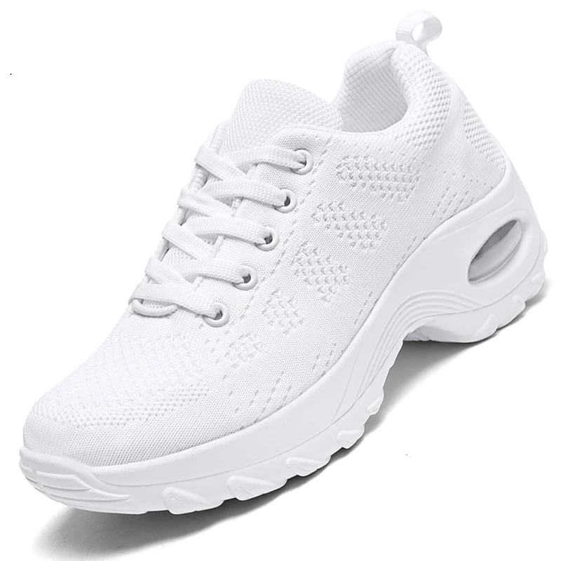 Кроссовки женские на платформе Вулканизированная подошва танкетка повседневная