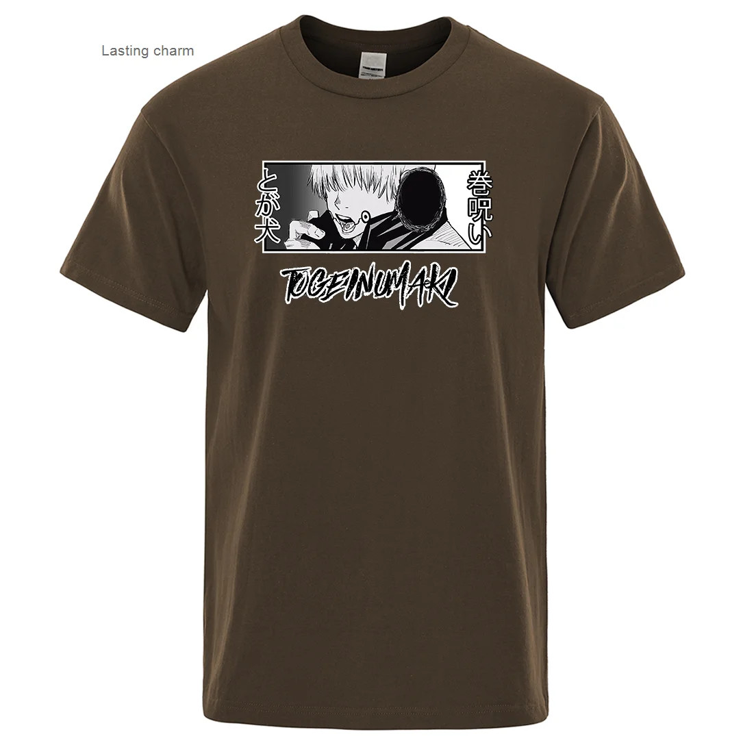 

Футболка tsu Kaisen с аниме годжо Сатору, мужские крутые футболки Sho Mouwen, красивые уличные футболки, летняя модная мужская футболка