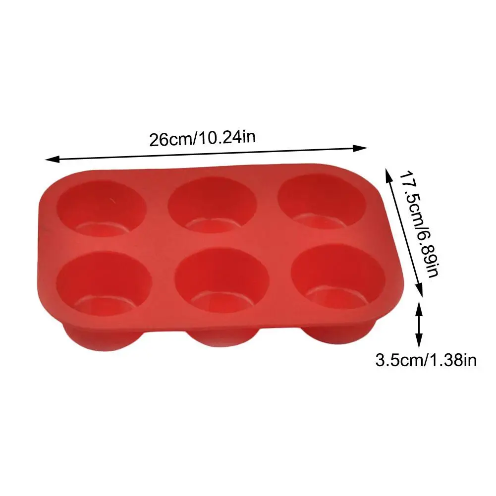 

Food Grade Silicone Muffin Mold Non-stick Baking Tray Bakeware For Baking Muffins Egg Muffins Cakes Large Muffins