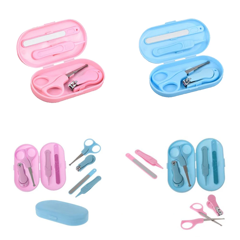 1 Набор/4 шт Детские резаки для ногтей Маникюрный Инструмент безопасность из