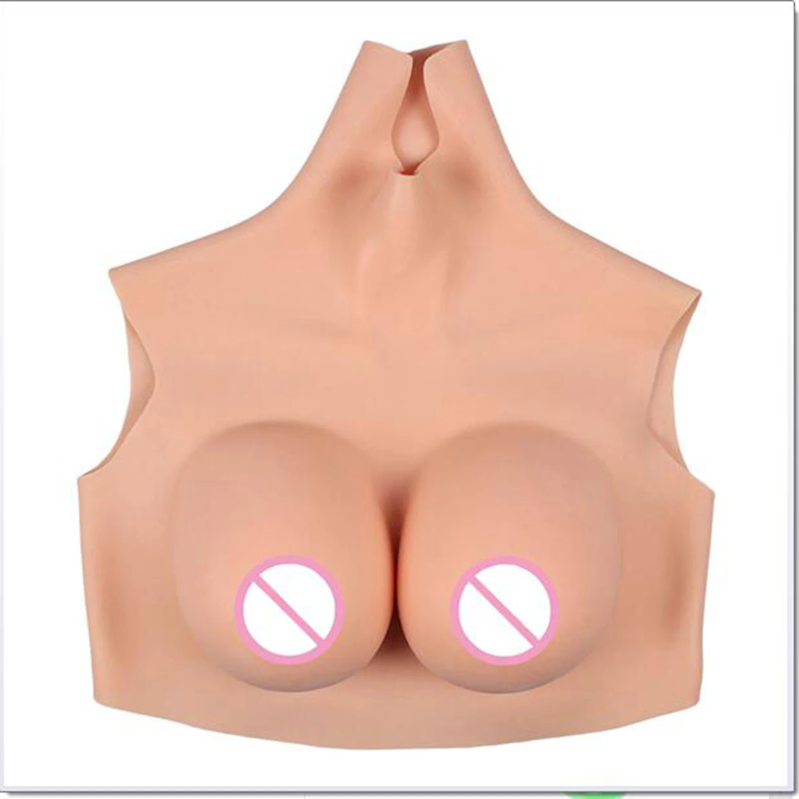 Fake breast plate for cosplay