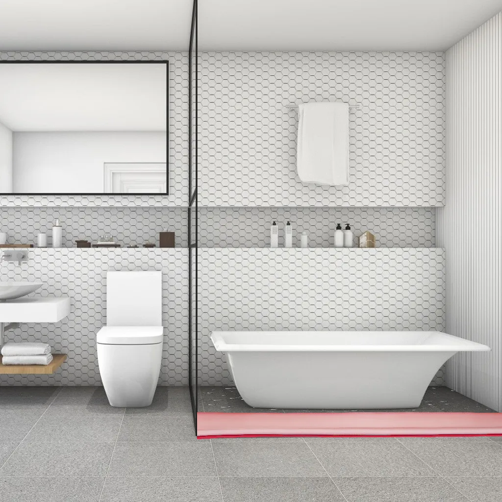 1 шт складной Душ порог строительства плотин душа барьер и удержание Системы 0