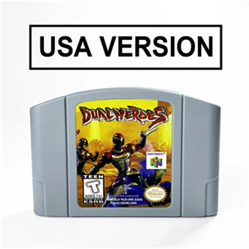 

Двойные герои для 64 бит игровой картридж США Версия формат NTSC