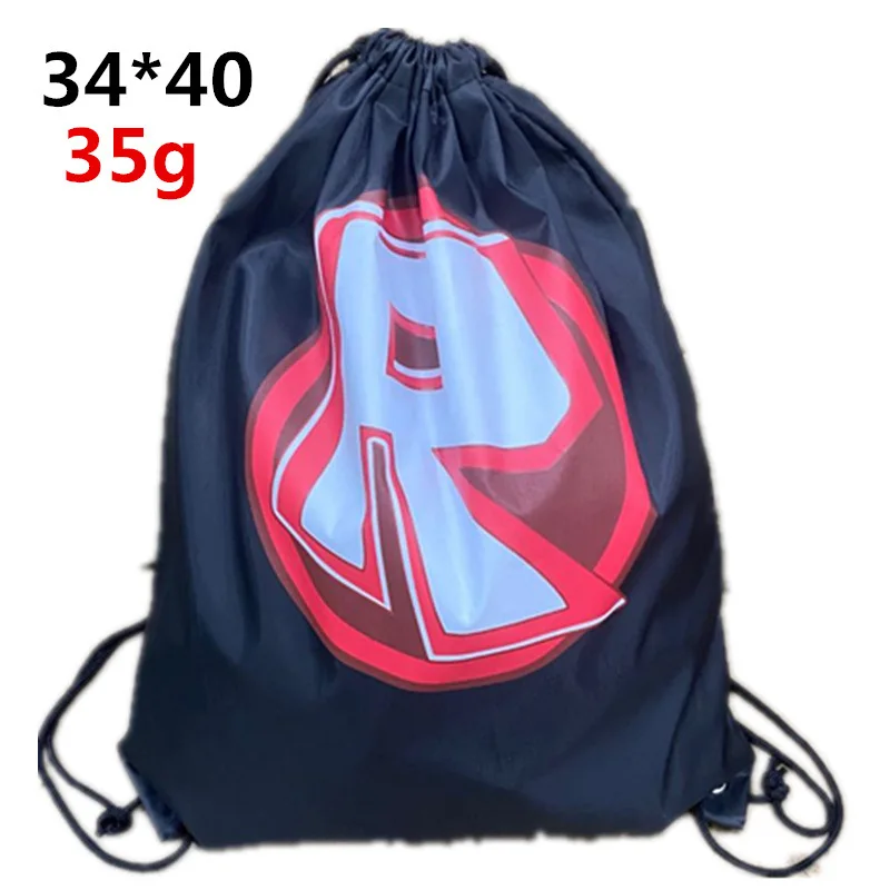 Простой рюкзак Roblox из полиэстера Карманный Рюкзак для спортзала спорта фитнеса