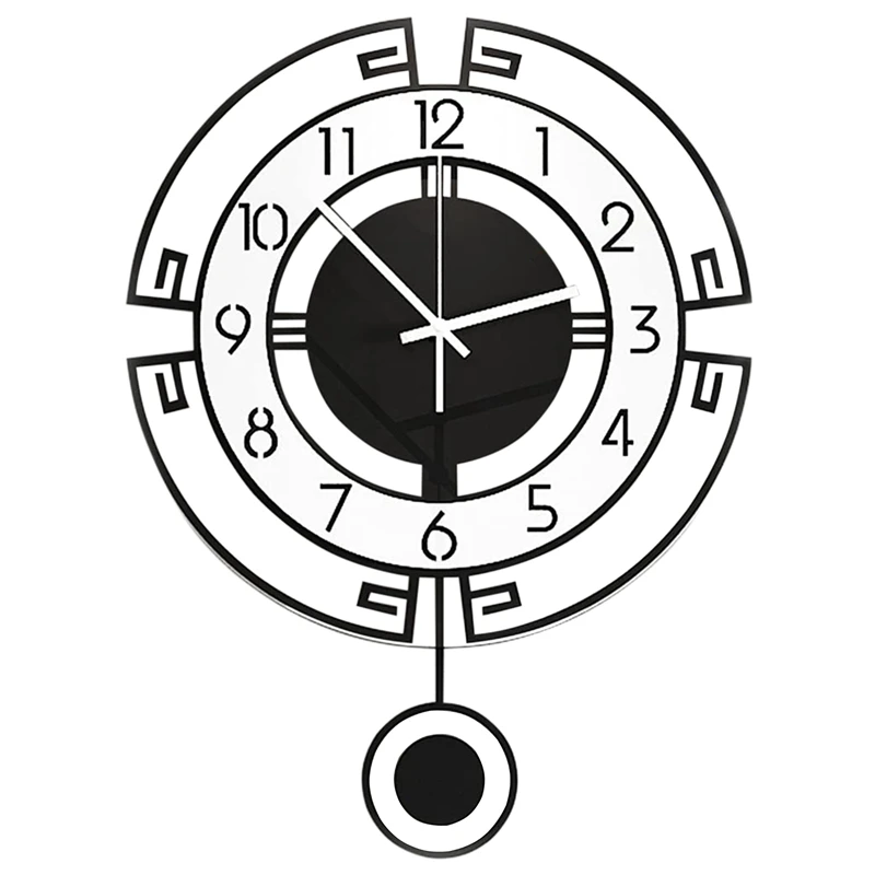 

Современные настенные часы, часы с бесшумным движением для гостиной, Креативные украшения в европейском стиле, Настенный декор для гостино...