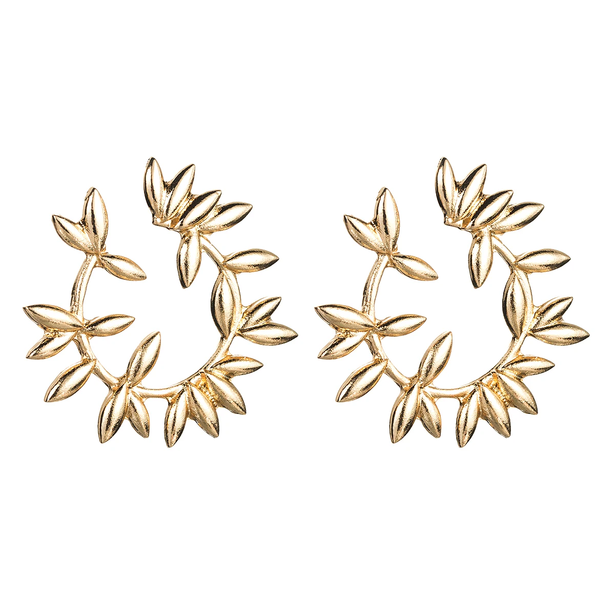 Женские серьги-кольца с большим цветком свадебные подарки ювелирные изделия