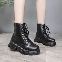 shoes women anklet boots round toe thick sole comfortable platform snow boots for woman winter female keep warm botas de mujer