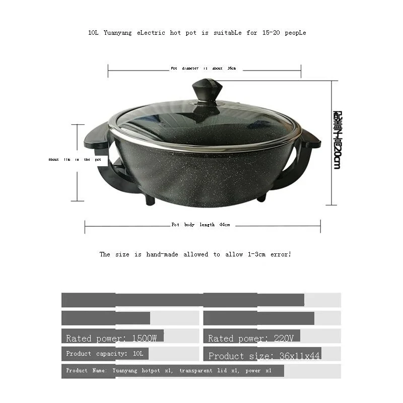 elektrik equipment aparato de cocina mutfak elektrikli ev aletleri electrical kitchen appliance electric skillet free global shipping