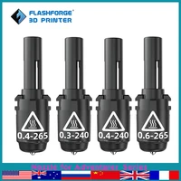 flashforge 3d printer parts 265%e2%84%83 high temp nozzle for adventurer 34 series 3d printer hotend accessories 0 3 0 4 0 6mm nozzles
