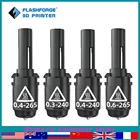 Запчасти для 3D-принтера Flashforge, Насадка высокой температуры 265  для 3d принтера серии Adventurer 34, Hotend, аксессуары, насадки 0,3 0,4 0,6 мм
