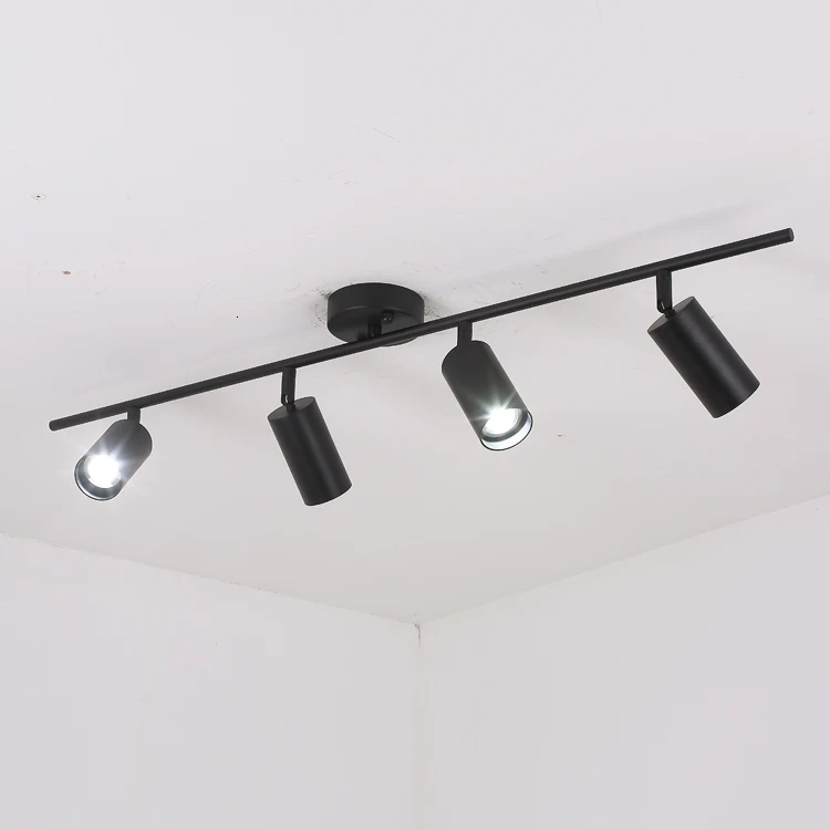Cob светодиодный трек прожектор лампа Железный потолочный светильник для