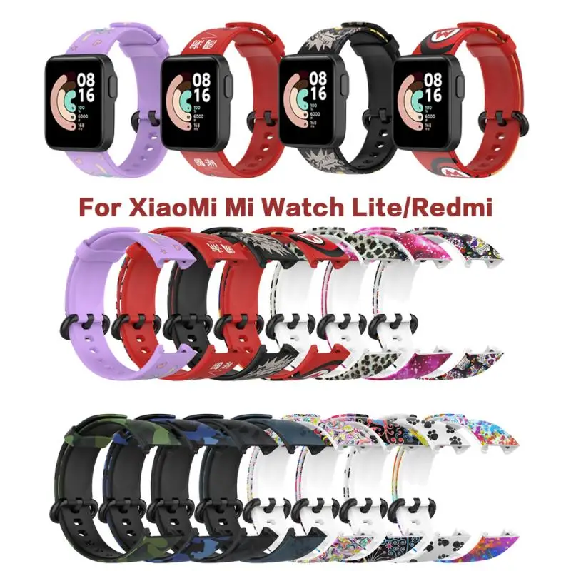Ремешок силиконовый для XiaoMi Mi Watch Lite/Redmi сменный спортивный браслет наручных