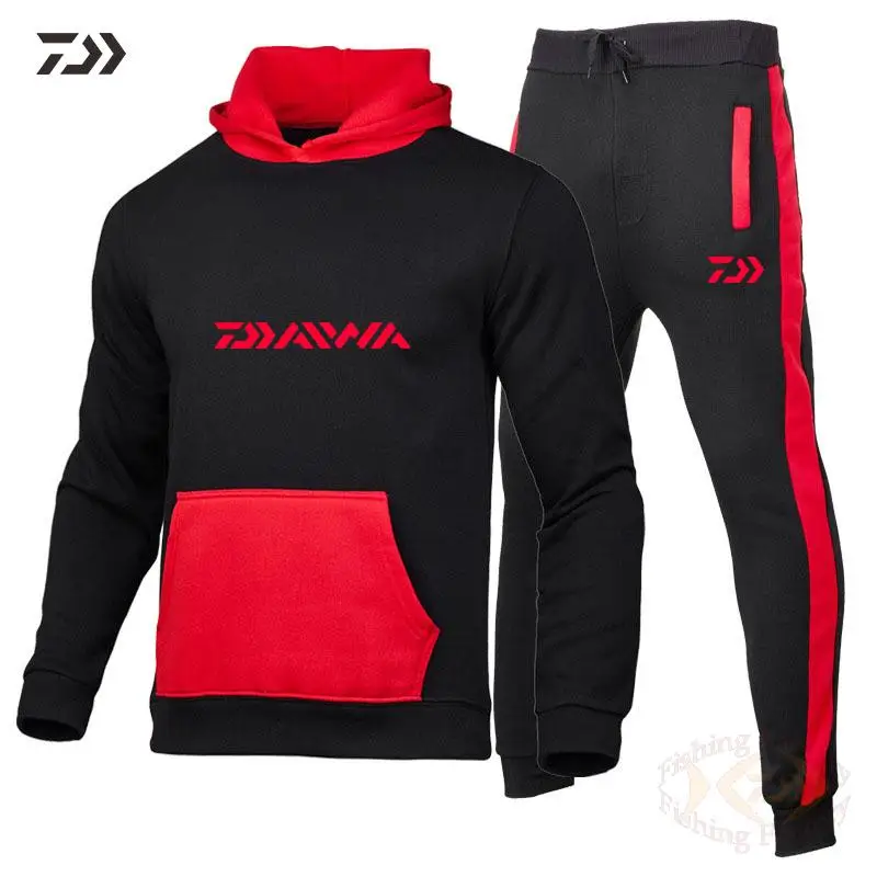 Одежда для рыбалки Daiwa Осенний теплый пуловер костюм толстовка повседневный