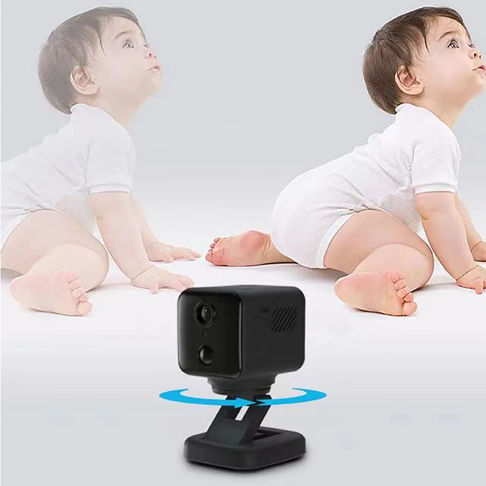 Новая панорамная мини-камера Hd с обзором 360 градусов беспроводная Wi-Fi умная