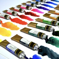 korea mijello mission gold watercolour paint 15ml pure color artist professional aquarelle painting art supplies