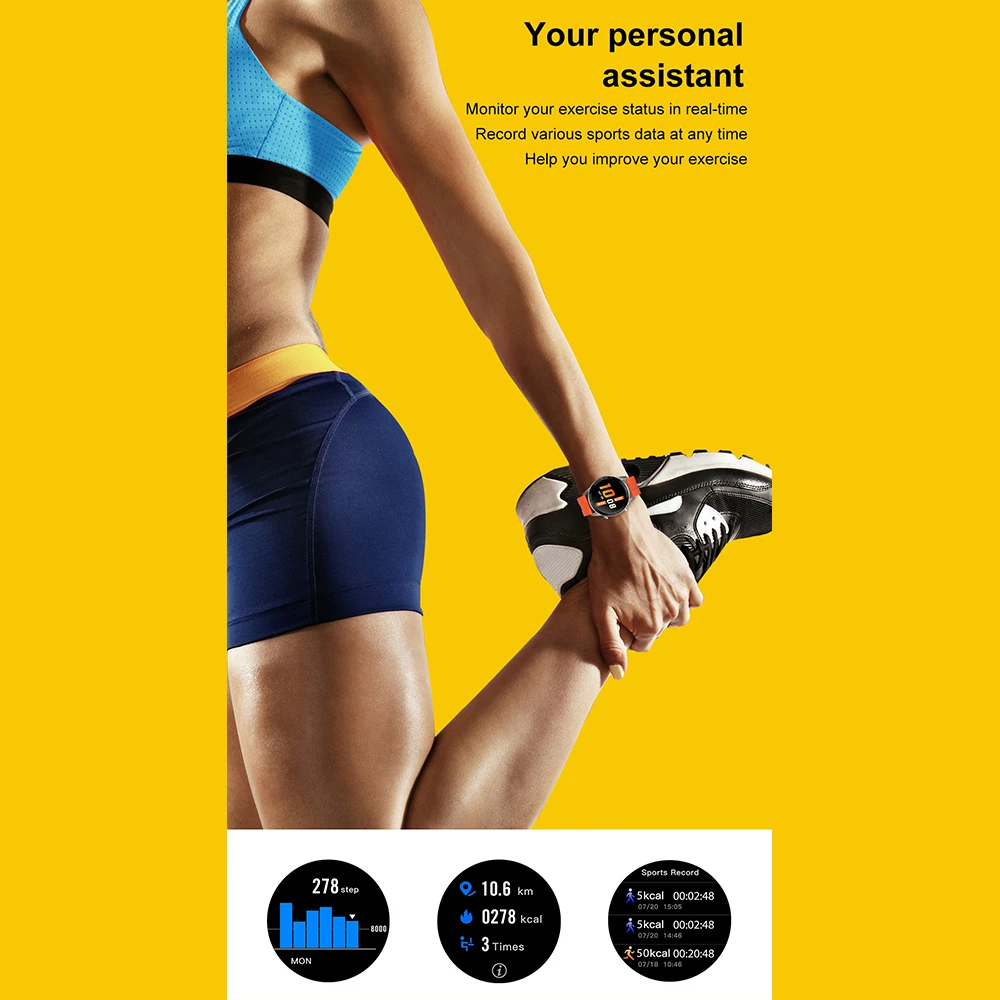 

2020 Smartwatch NEW Bluetooth Calls Smart Watch Men Women Waterproof Smartwatch MP3 Player For OPPO Android Apple Xiaomi Huawei