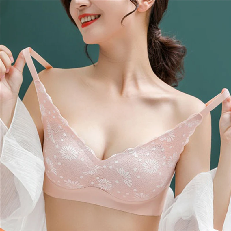 

Женские спортивные бюстгальтеры пуш-ап без косточек, бесшовный розовый бюстгальтер для фитнеса и бега, женское дышащее нижнее белье