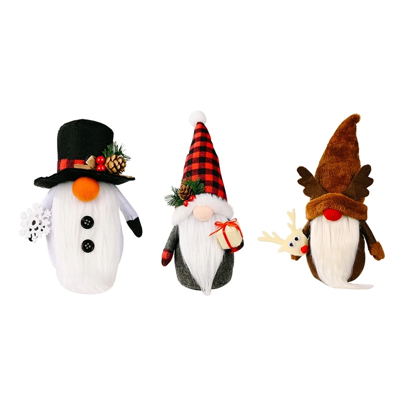 

Christmas Elf Doll Gnome Faceless Doll Merry Christmas Decorations For Home Christmas New Year Decorations