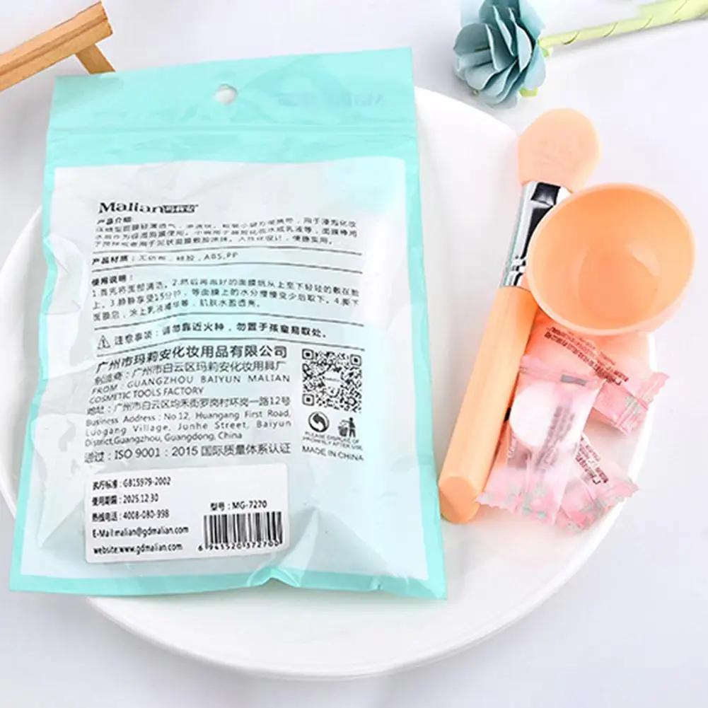 10 шт сжатая маска одноразовая для лица Нетканая DIY ухода за кожей с чашей макияжа