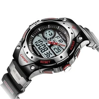 pasnew mens watches fashion sport watches men led digital analog quartz electronic wristwatches 10bar swimming diving watch