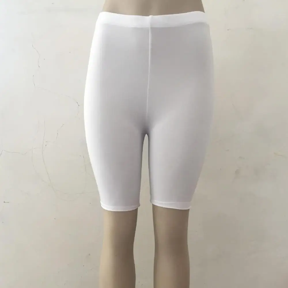 

Women Solid Color High Waist Shorts Stretchy Seamless Slim Cycling Yoga Pants Yoga Pants