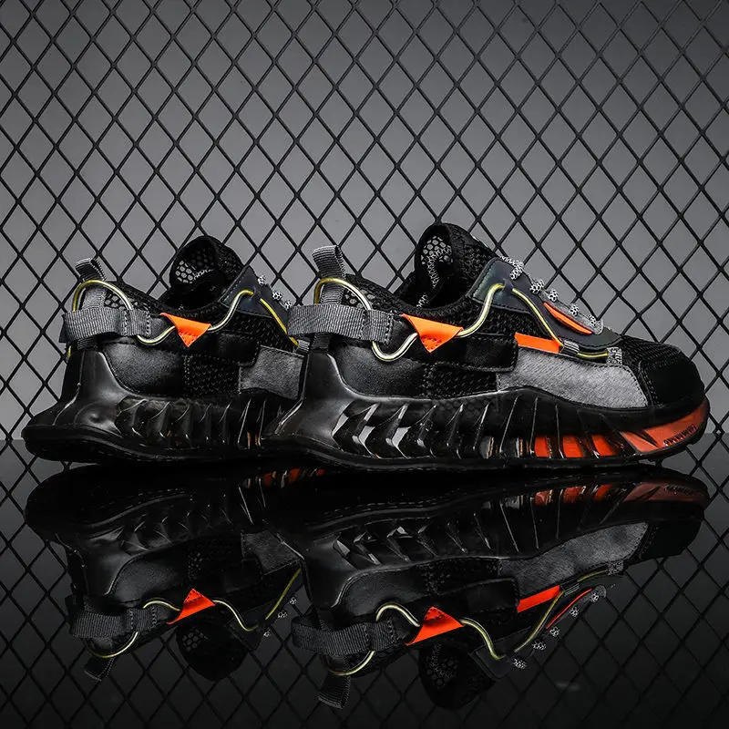 

Breathable thin men's shoes 2021summer Mesh shoes sports versatile shoes men's hollow deodorant mesh lightweight running shoes